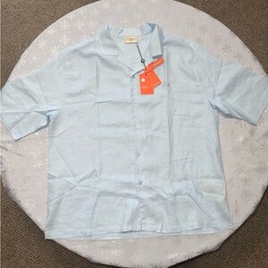 YoungLA Sky Blue Casual Button Down Shirt